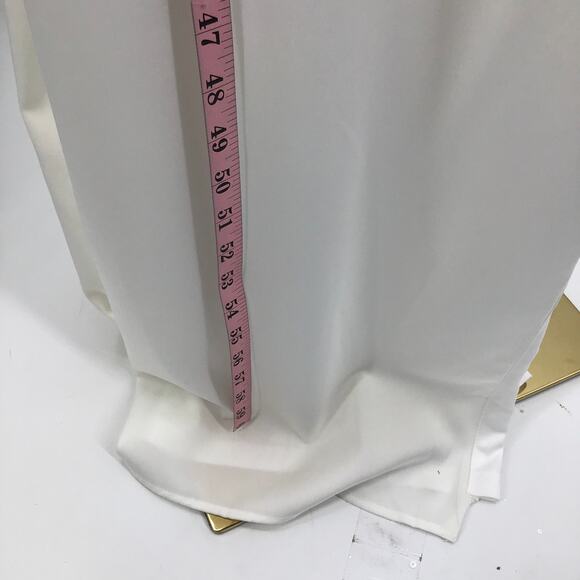 LULU'S XL White Radiant Adoration Lace Backless Halter Neck Maxi Dress NEW b166 - Picture 4 of 9